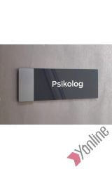 Klasik Seri Psikolog Kapı İsimliği