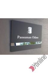 Soft Seri Pansuman Odası Kapı İsimliği