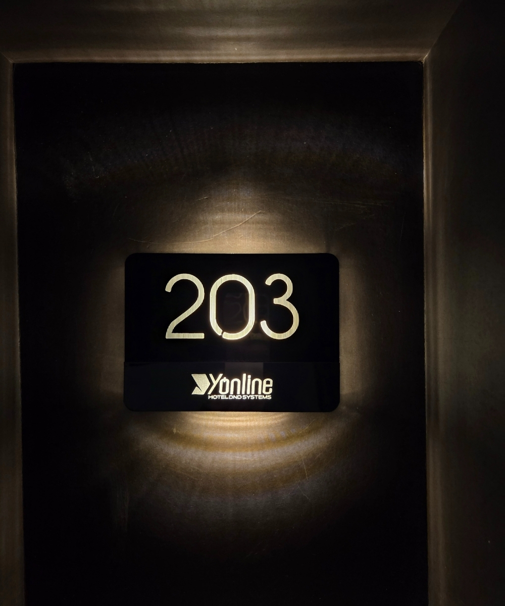 Diamond Mirror Series Işıklı Otel Kapı Numarası