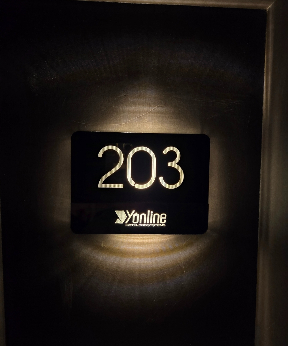 Diamond Mirror Series Işıklı Otel Kapı Numarası