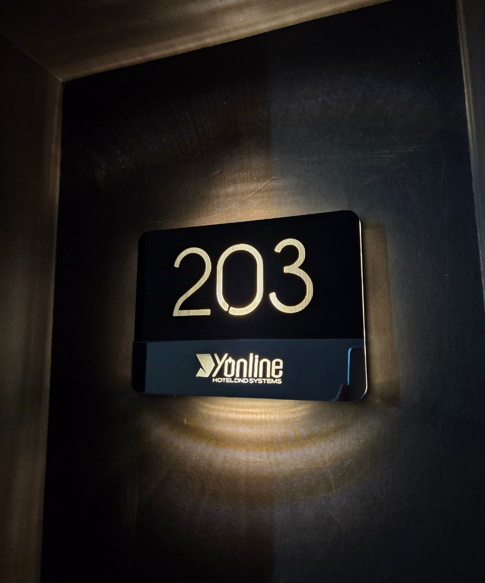 Diamond Mirror Series Işıklı Otel Kapı Numarası