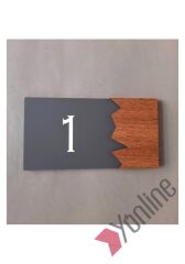 Wooden Serisi Kapı Numarası