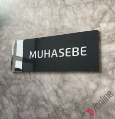 Gümüş Aynalı Muhasebe Kapı İsimliği